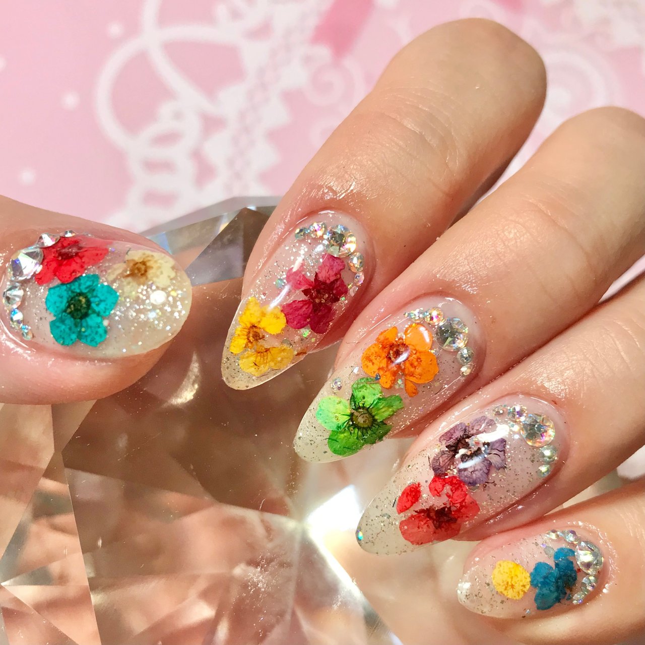 春 夏 オールシーズン 女子会 ハンド Nailist Aiのネイルデザイン No ネイルブック