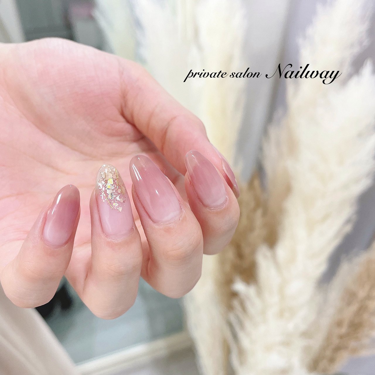 夏 秋 ハンド グラデーション ラメ Privatesalon Nailwayのネイルデザイン No ネイルブック