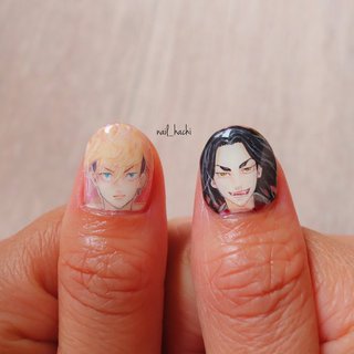 夏 キャラクター セルフネイルのネイルデザイン ネイルブック