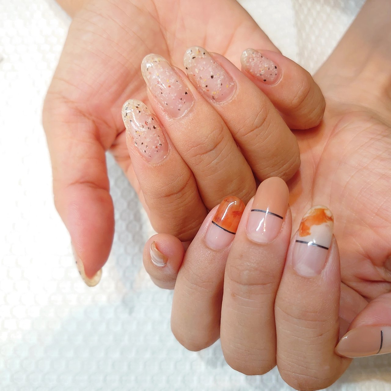 オールシーズン オフィス 女子会 ハンド シンプル Nail Lounge Sakuraのネイルデザイン No ネイルブック