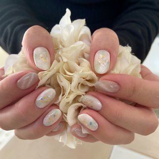 夏 オパールのネイルデザイン ネイルブック