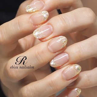 オールシーズン オフィス デート 女子会 ハンド Ebisu Nailsalon Rのネイルデザイン No ネイルブック