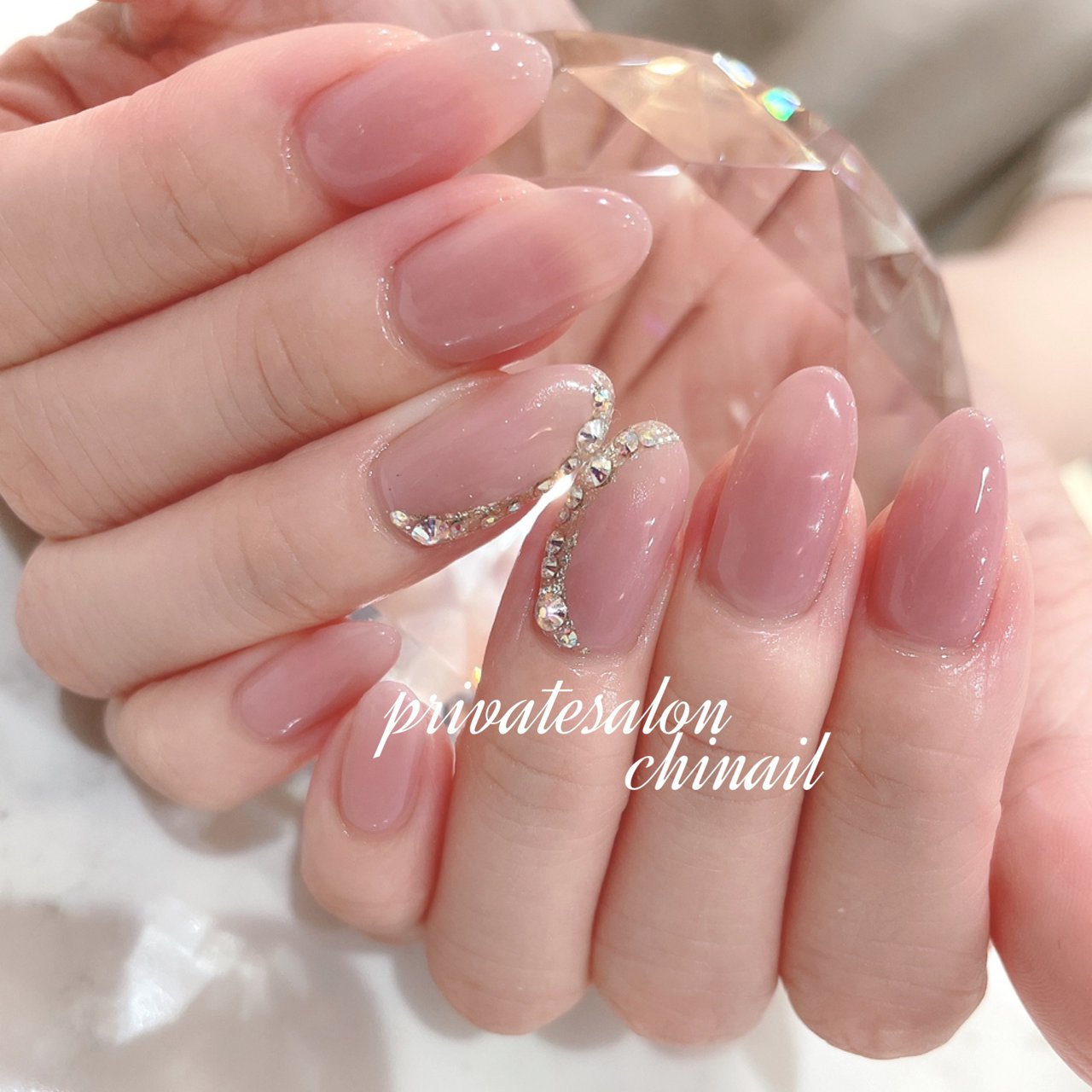 秋 オールシーズン オフィス デート ハンド 古河市privatenail Chinailのネイルデザイン No ネイルブック