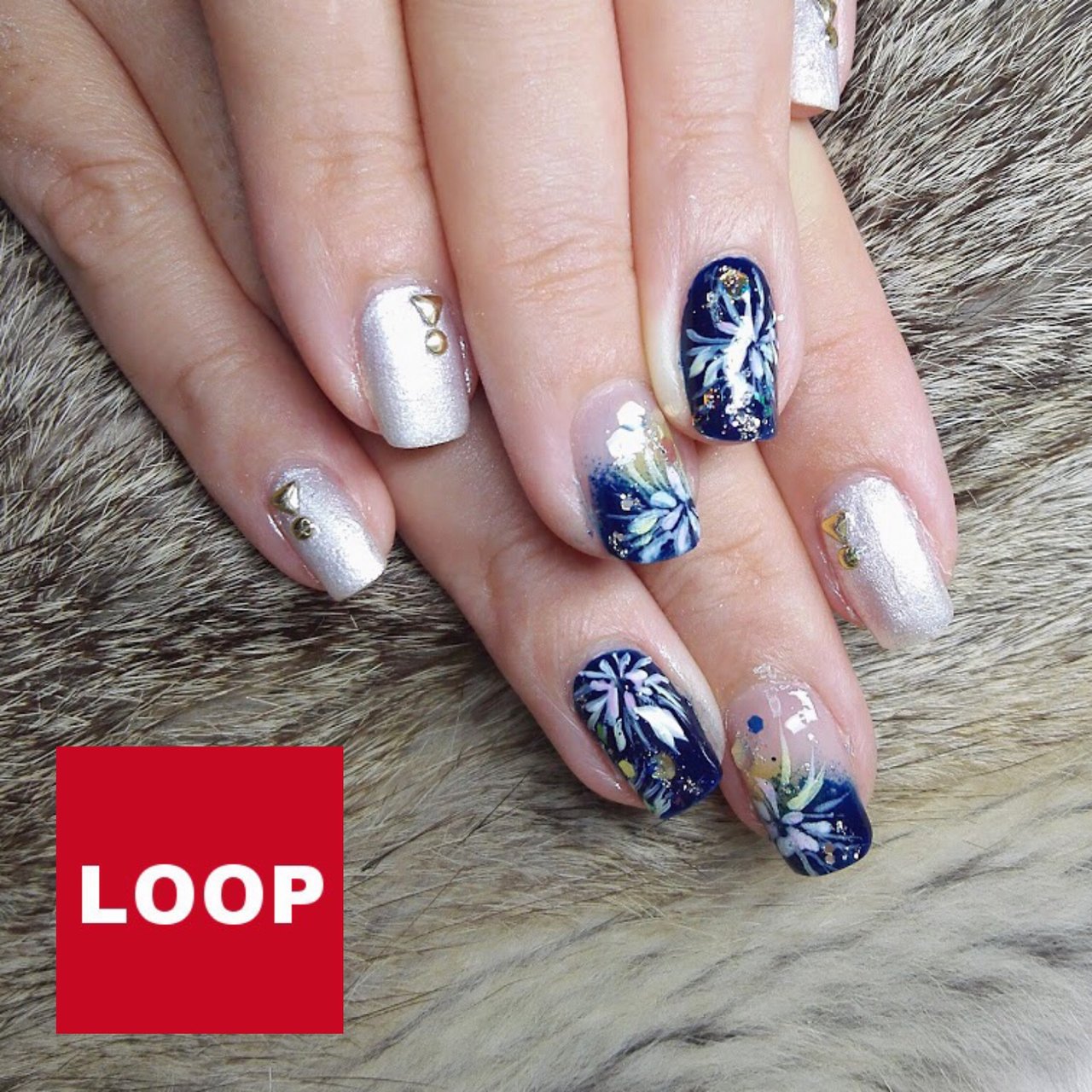 夏 浴衣 デート 女子会 ハンド Loopのネイルデザイン No ネイルブック