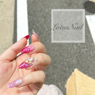 ピンク セルフネイルのネイルデザイン ネイルブック