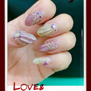 夏 ギャラクシー セルフネイルのネイルデザイン ネイルブック