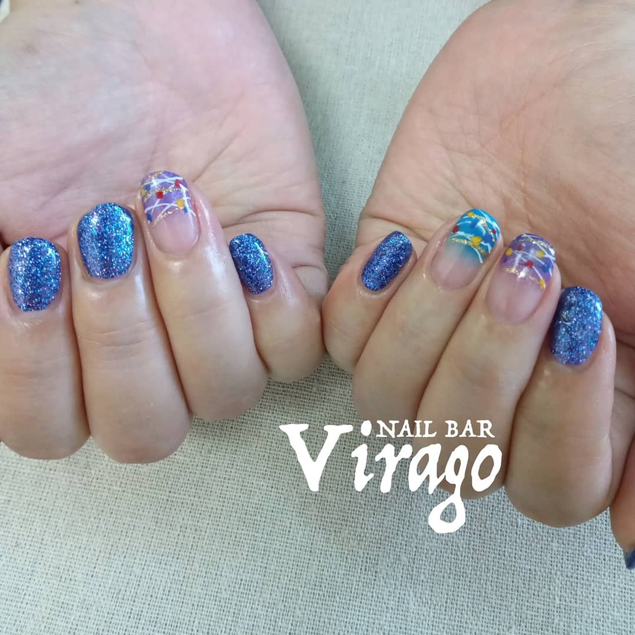 夏 旅行 海 浴衣 ハンド Nail Bar Viragoのネイルデザイン No ネイルブック