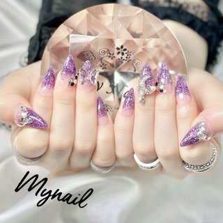 おすすめ順 ミディアム Mynailラメグラのネイルデザイン ネイルブック