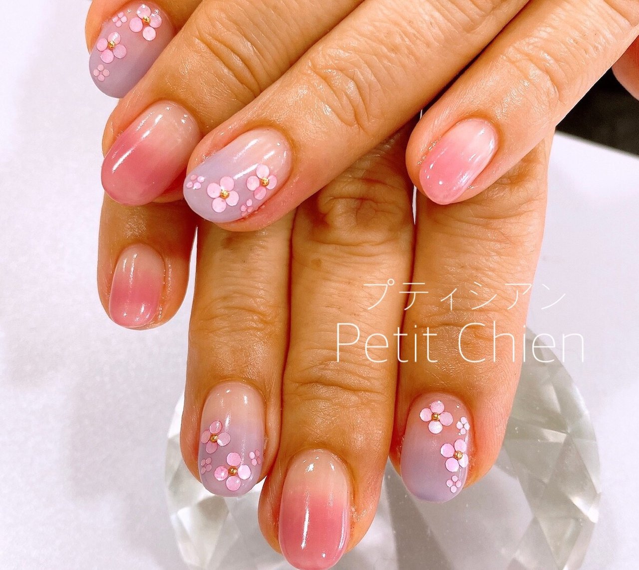 春 夏 梅雨 ハンド グラデーション Petitchien18のネイルデザイン No ネイルブック