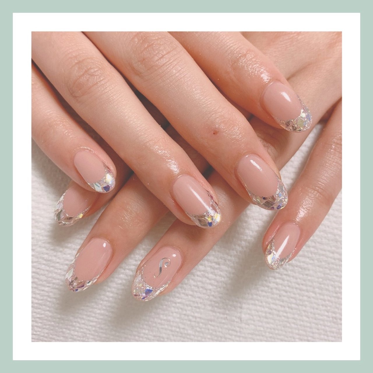夏 オールシーズン オフィス ブライダル ハンド Grateful Nails あっちゃんこのネイルデザイン No ネイルブック