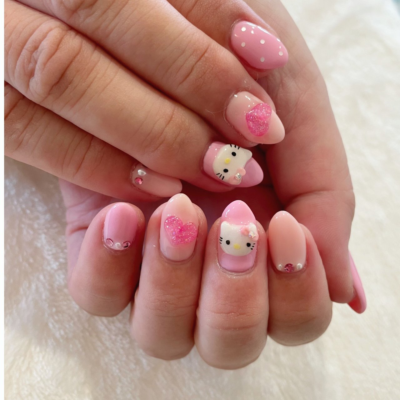 ピンク - Nail Salon FUFREのネイルデザイン[No.6624239