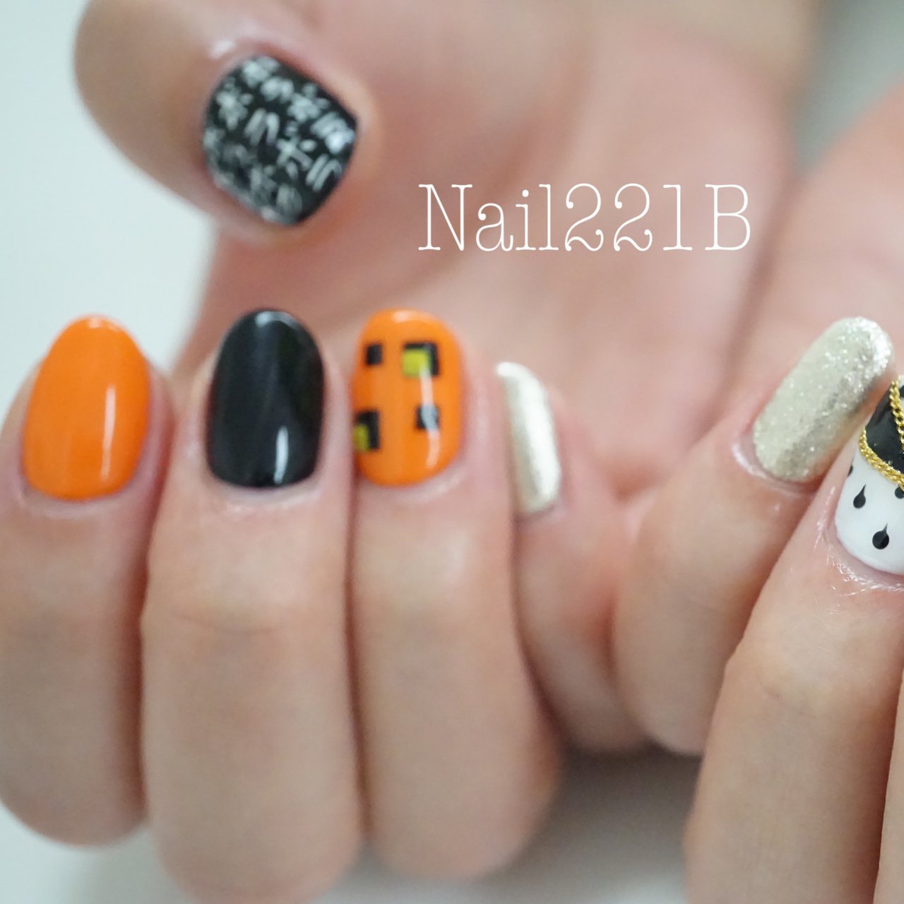 オールシーズン ライブ ハロウィン ハンド キャラクター Nail221bのネイルデザイン No ネイルブック