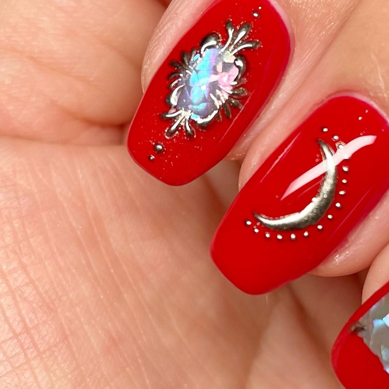 秋 オールシーズン ブライダル パーティー ハンド Hanamiのネイルデザイン No ネイルブック