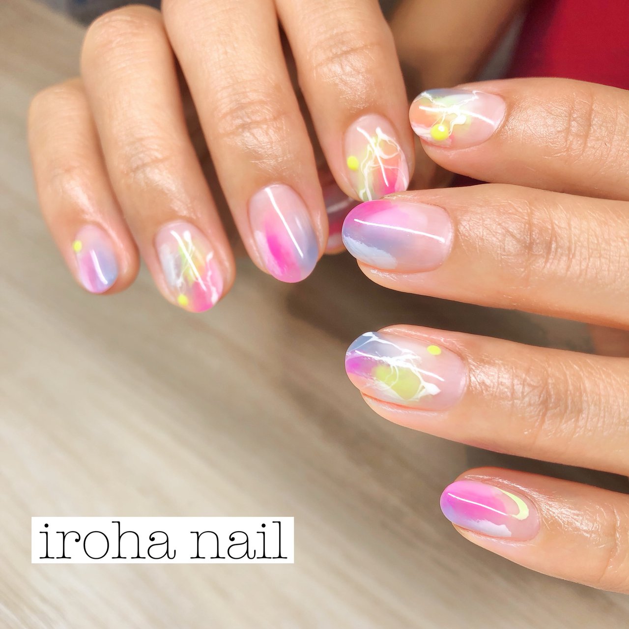 オールシーズン 女子会 ハンド ニュアンス パステル Iroha Nail Neのネイルデザイン No ネイルブック