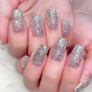 22年 新着順 お客様 グリッターホロのネイルデザイン ネイルブック