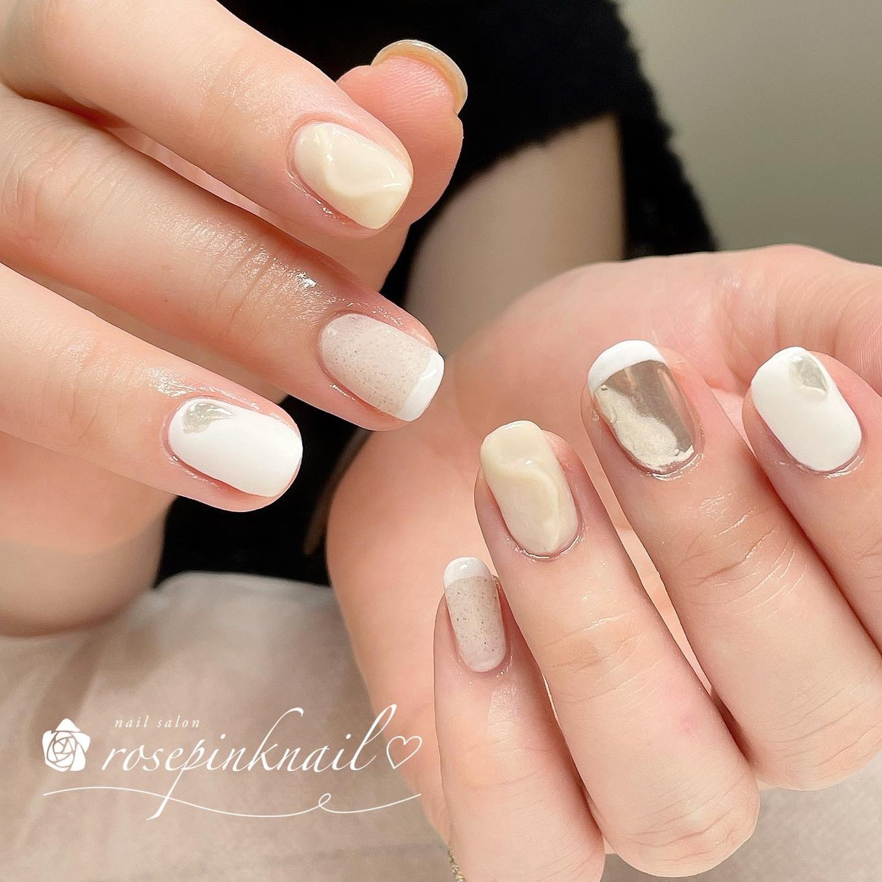 秋 オールシーズン 女子会 ハンド シンプル Rosepinknail ローズピンクネイルのネイルデザイン No ネイルブック