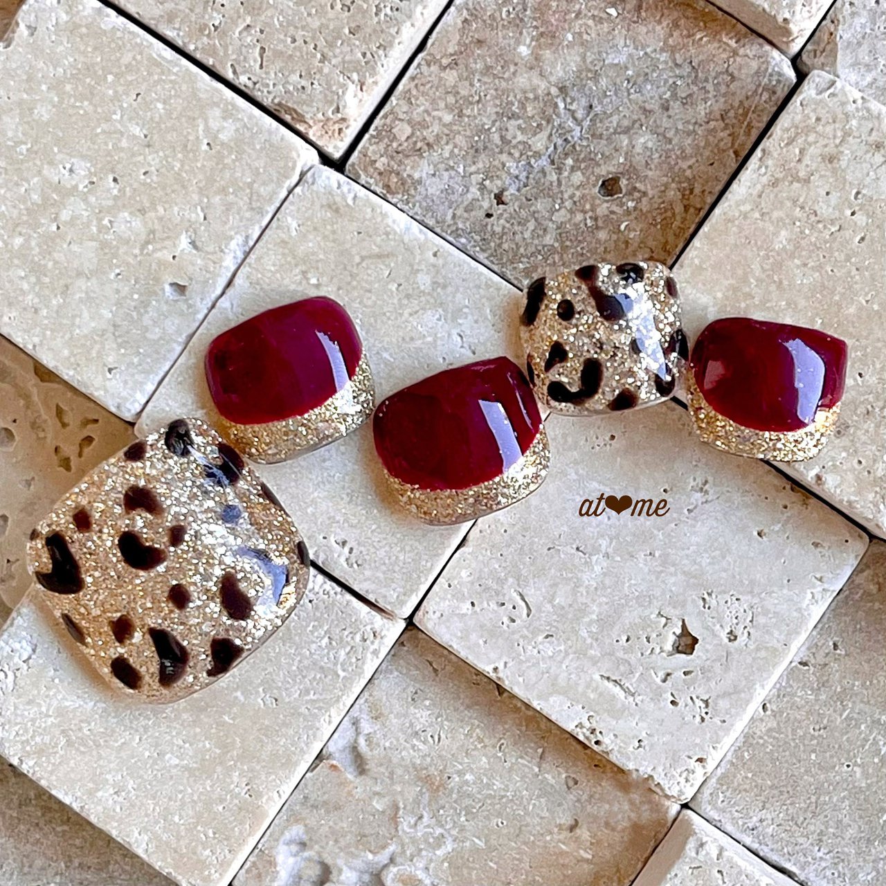 秋 冬 パーティー デート フット At Meのネイルデザイン No ネイルブック