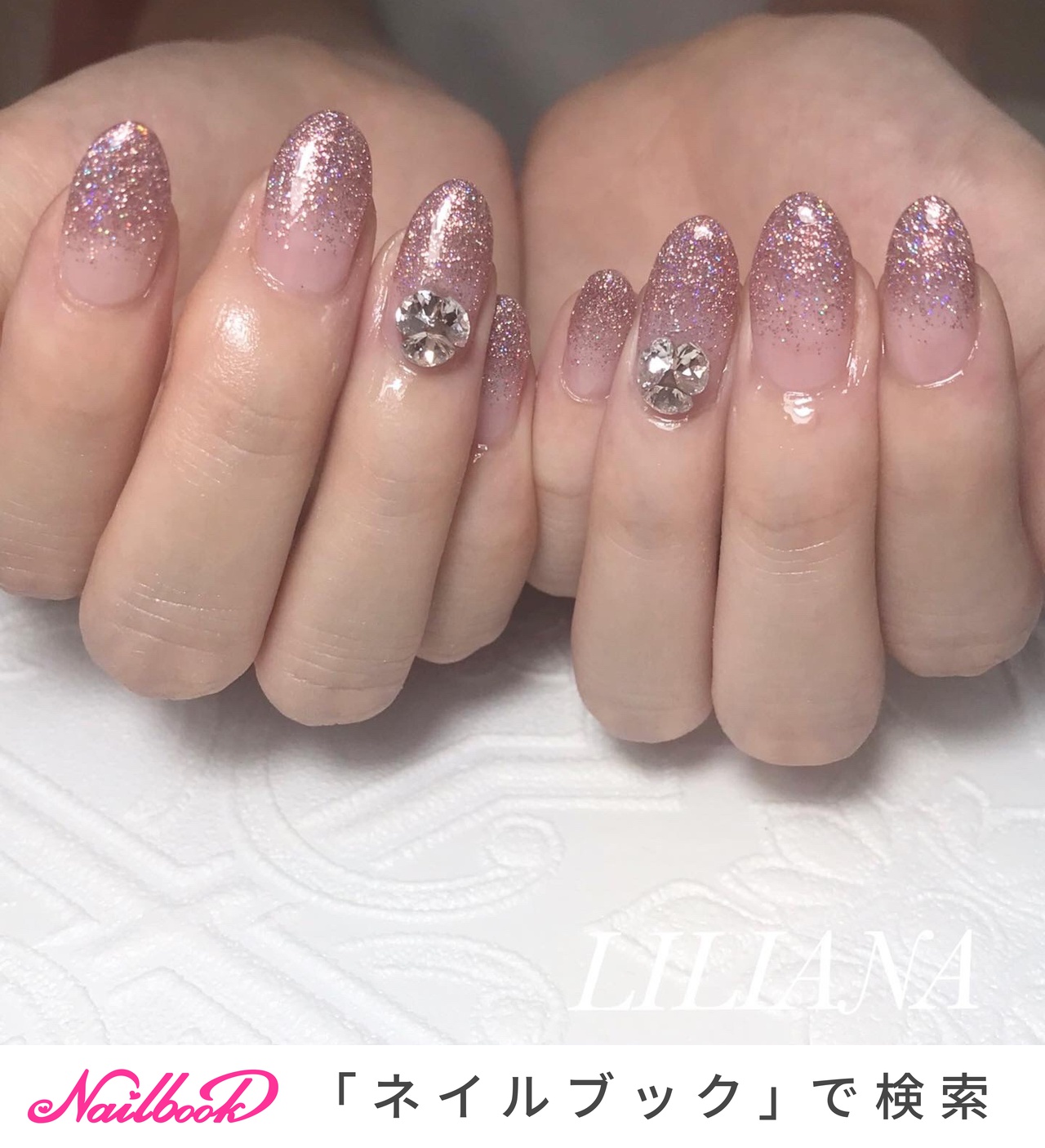 23年 新着順 グラデーション ピンクフラッシュネイルのネイルデザイン ネイルブック