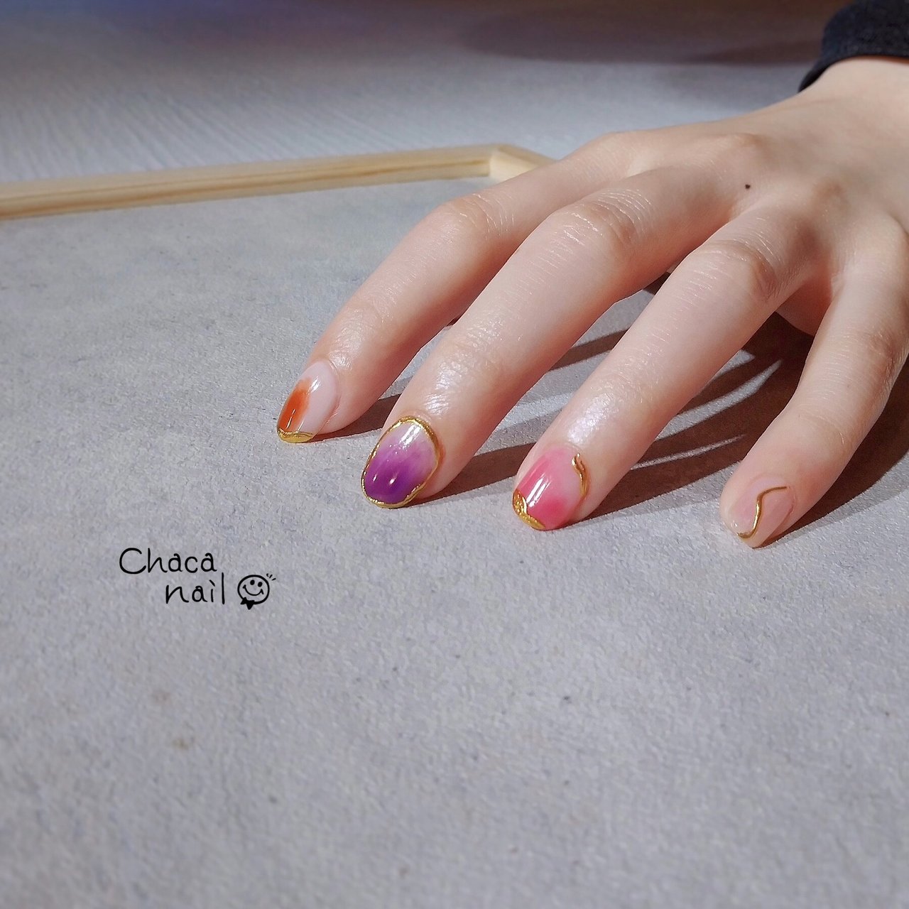 夏 オールシーズン デート 女子会 ハンド Chaca Nail チャカネイルのネイルデザイン No ネイルブック