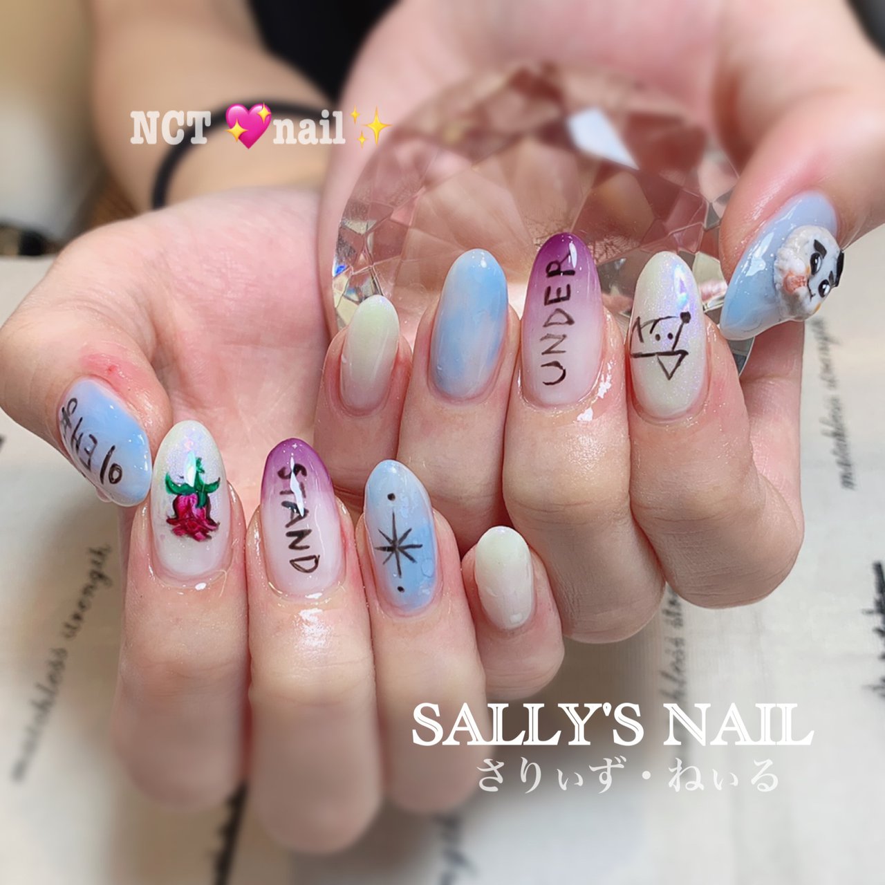 オールシーズン ライブ 女子会 ハンド グラデーション 岡崎市ネイルサロンsally S Nail さりぃず ねぃる リサのネイル デザイン No ネイルブック