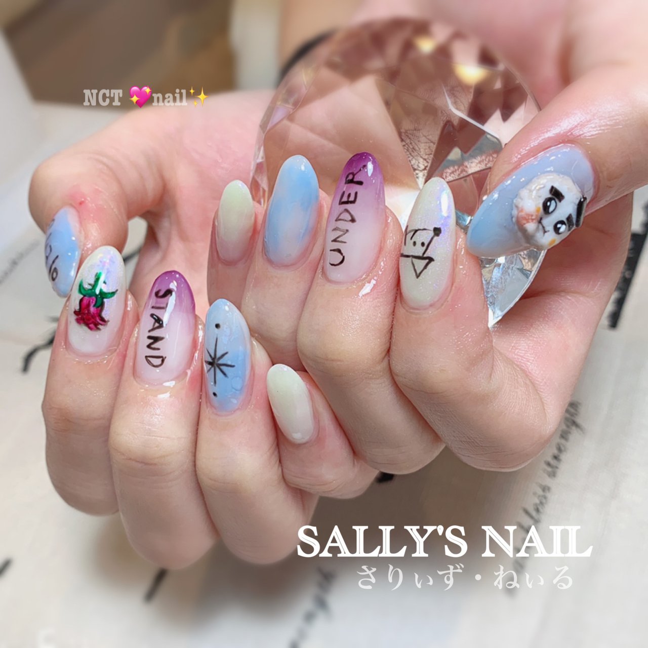 オールシーズン ライブ 女子会 ハンド グラデーション 岡崎市ネイルサロンsally S Nail さりぃず ねぃる リサのネイル デザイン No ネイルブック