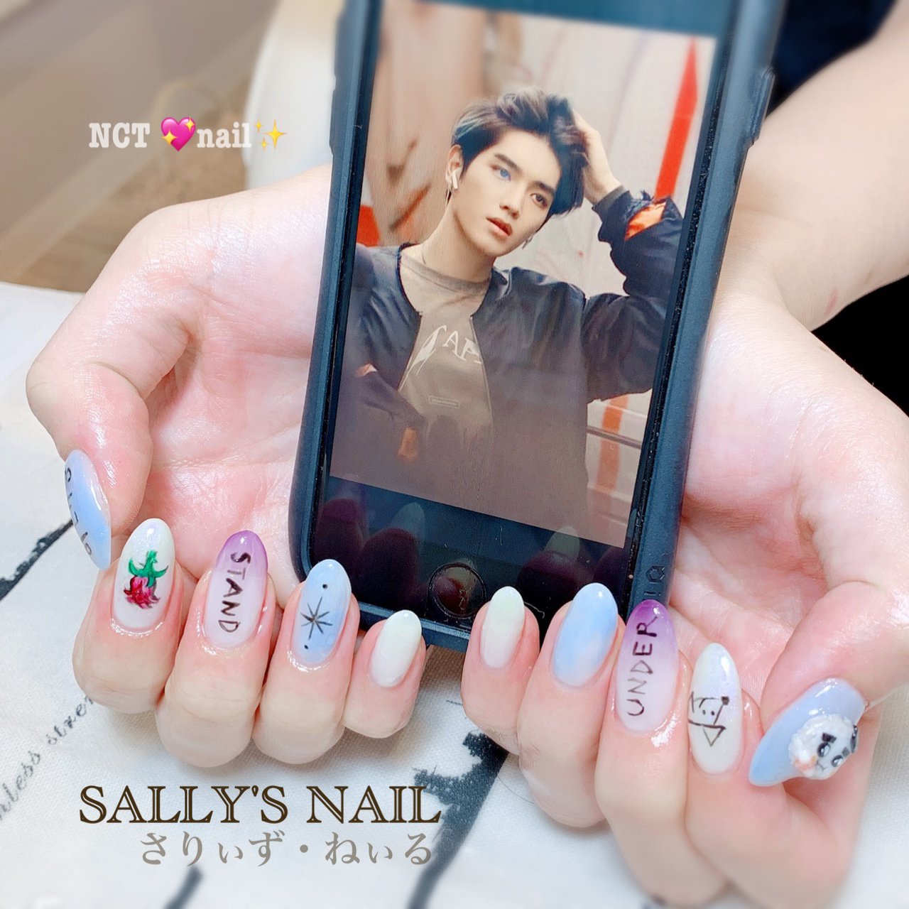 オールシーズン ライブ 女子会 ハンド グラデーション 岡崎市ネイルサロンsally S Nail さりぃず ねぃる リサのネイル デザイン No ネイルブック