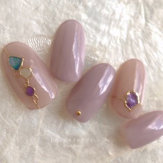 くすみベージュのネイルデザイン ネイルブック