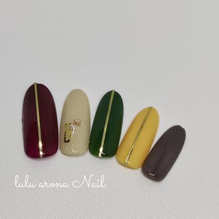 縦ラインのネイルデザイン ネイルブック