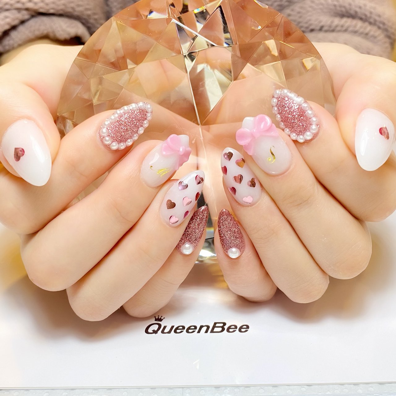 オールシーズン バレンタイン デート 女子会 ハンド Yuukaのネイルデザイン No ネイルブック