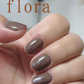 グレーブラウンのネイルデザイン ネイルブック