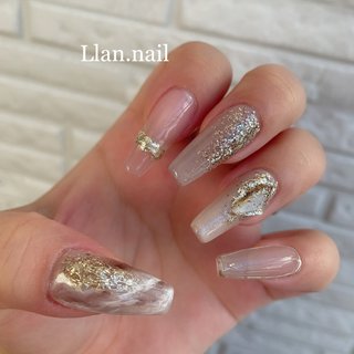 冬 シェル スカルプチュアのネイルデザイン ネイルブック