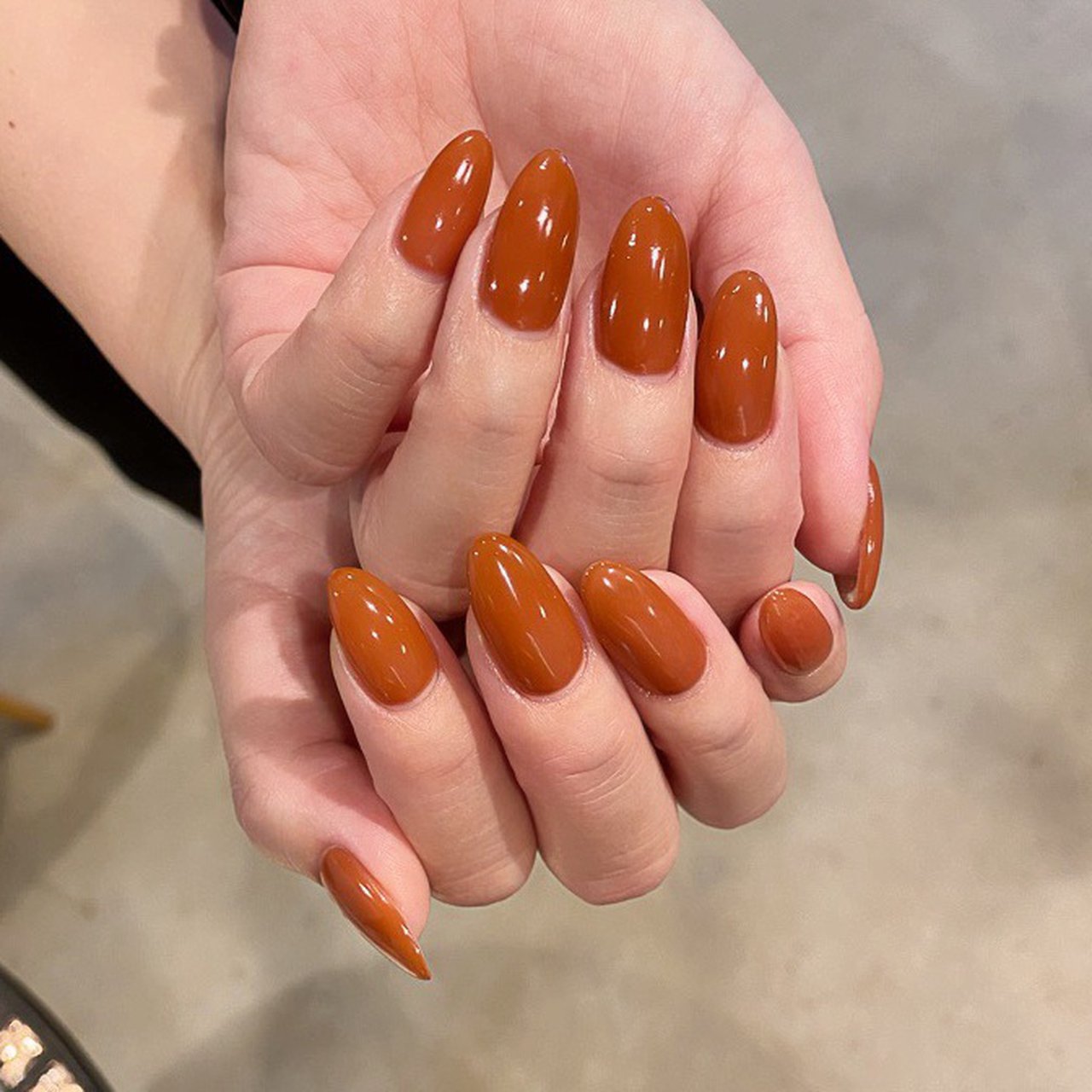 秋 オールシーズン ハンド シンプル ワンカラー Mami Private Nail Salon Fika のネイル デザイン No ネイルブック