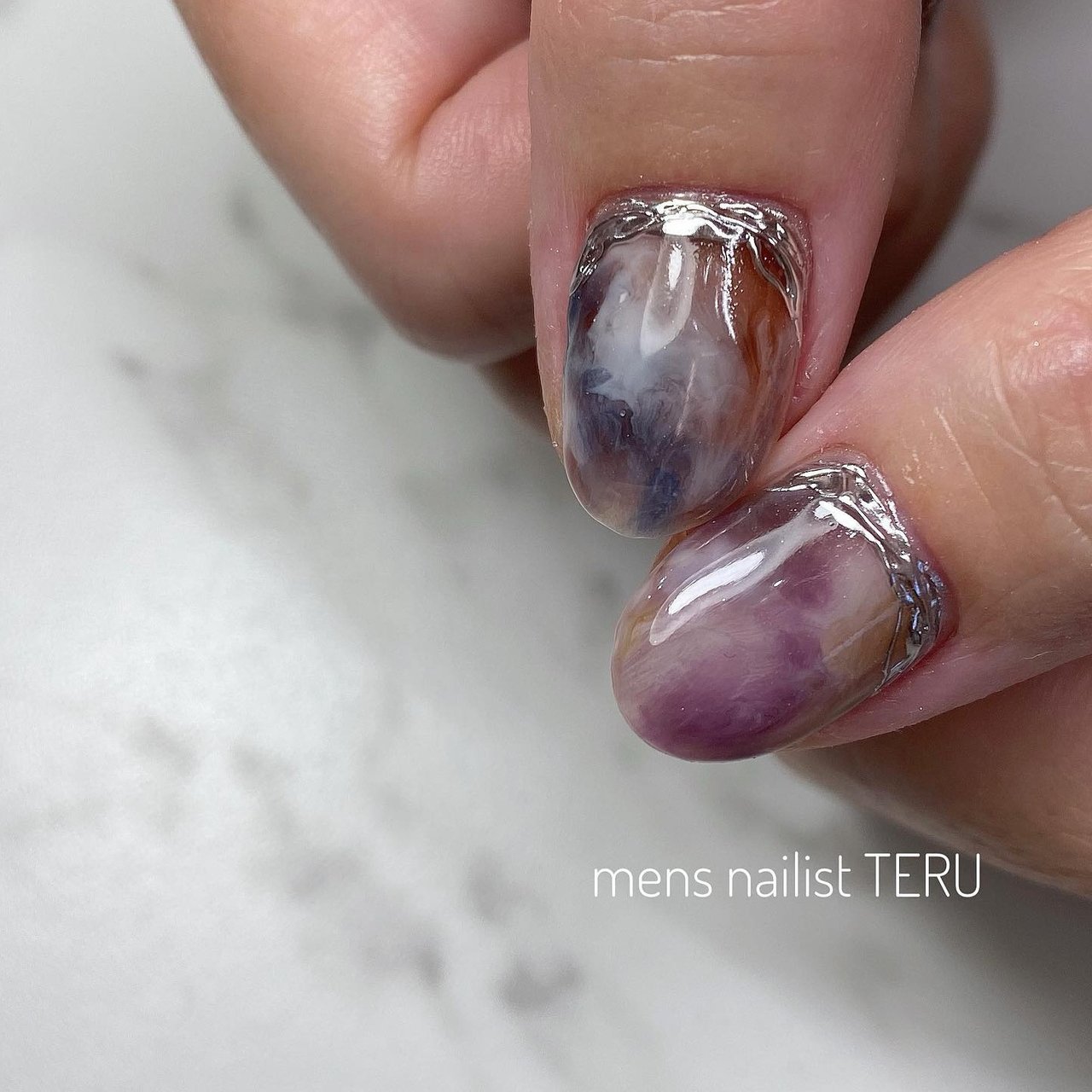 秋 冬 大阪北堀江nail Salon Eternalメンズネイリストteruのネイルデザイン No ネイルブック