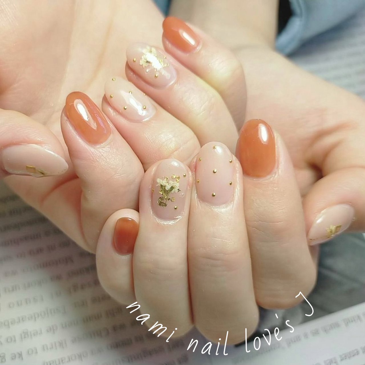 春 秋 オールシーズン オフィス シンプル Private Nail Salon Nami Nail Love S J のネイル デザイン No ネイルブック