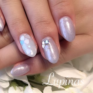 アイスブルーのネイルデザイン ネイルブック