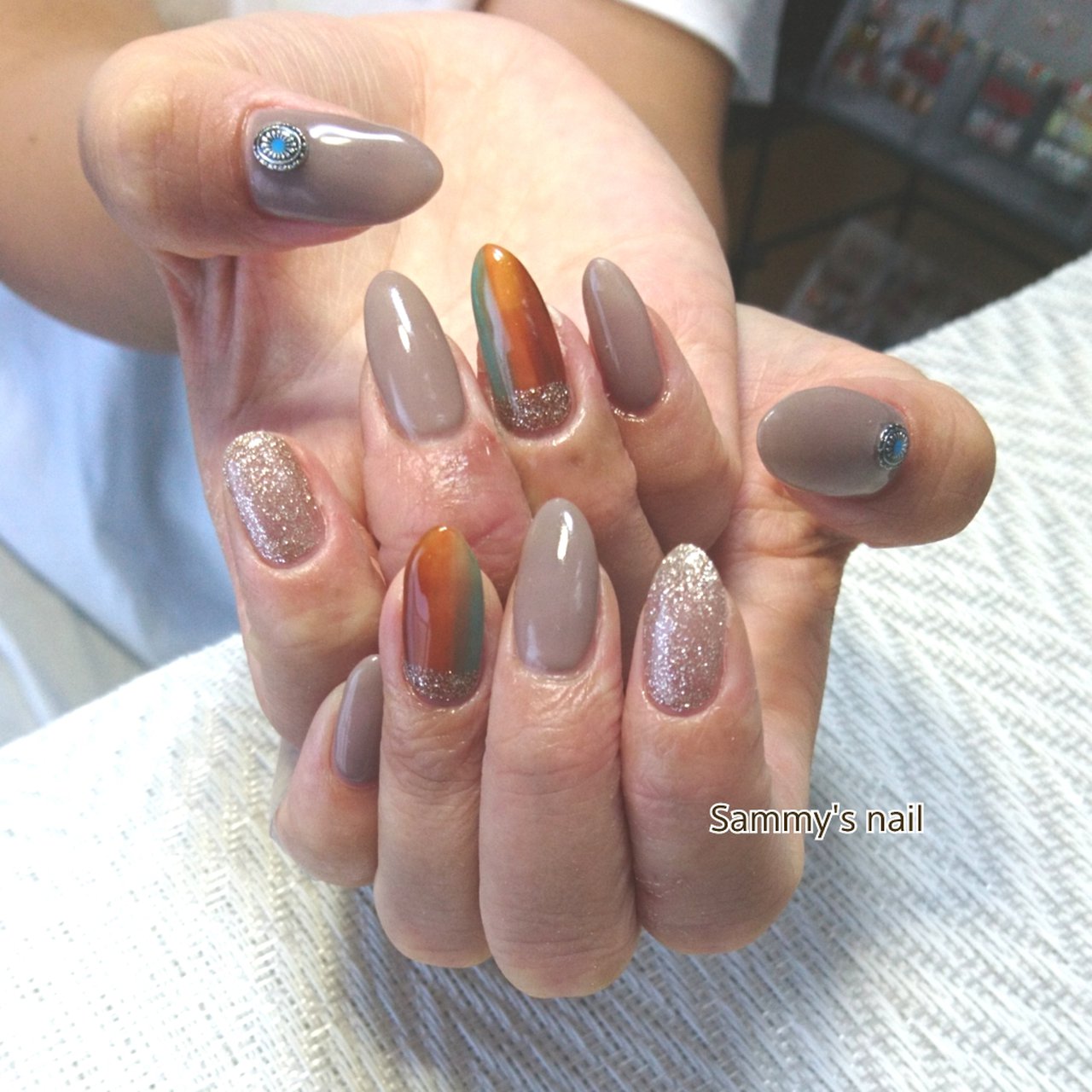 夏 海 リゾート 浴衣 ハンド Sammy S Nailのネイルデザイン No ネイルブック