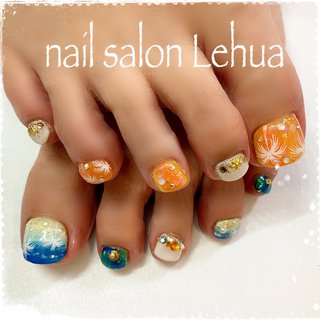 夏ネイルフット ネイルブック