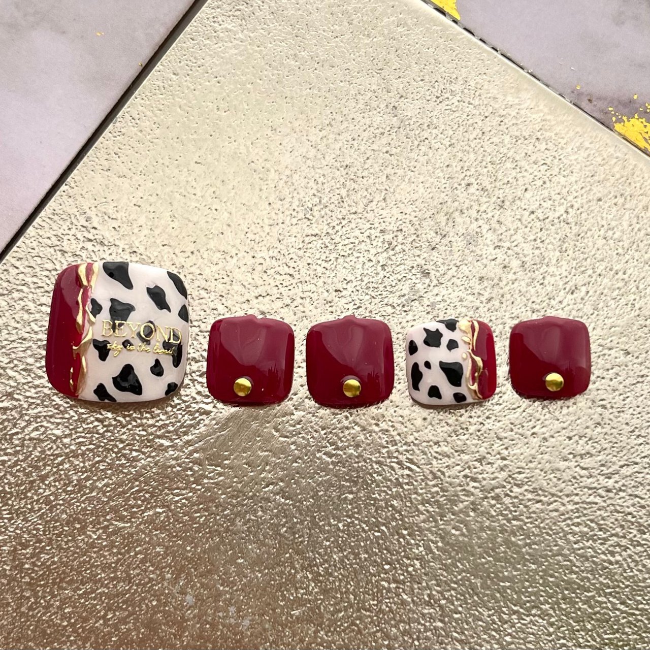 秋/冬/デート/女子会/フット - Le tre′fle🍀のネイルデザイン[No  