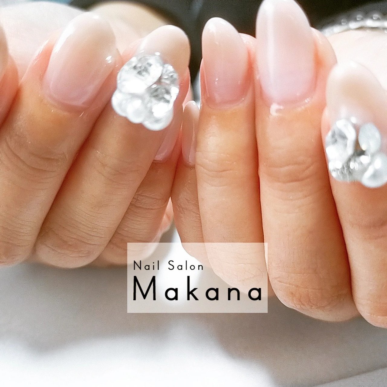 オールシーズン オフィス デート 女子会 ハンド Nail Salon Makanaのネイルデザイン No ネイルブック