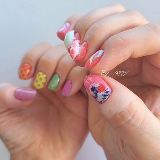 浮世絵ネイルのネイルデザイン ネイルブック