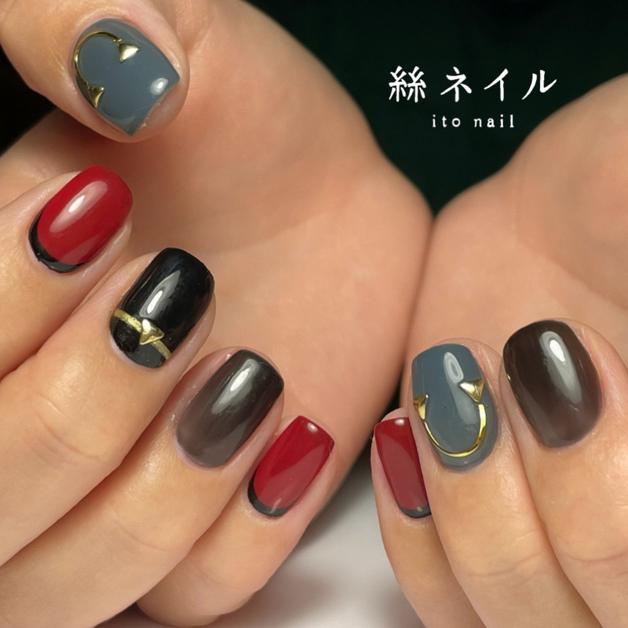 オールシーズン ハンド ワンカラー ワイヤー ミディアム Itonailのネイルデザイン No ネイルブック