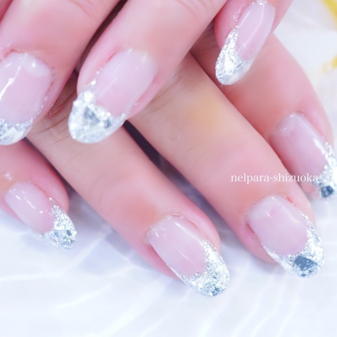 オールシーズン パーティー 女子会 ハンド フレンチ ネルパラ静岡イトーヨーカドー店のネイルデザイン No ネイルブック