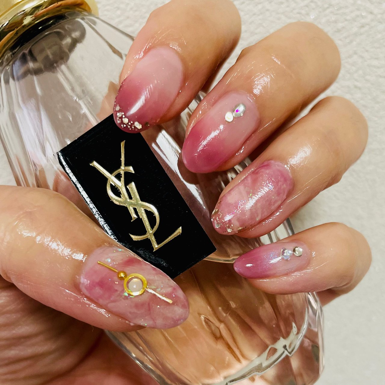 ハンド グラデーション マーブル ミディアム ジェルネイル Nanananatoのネイルデザイン No ネイルブック