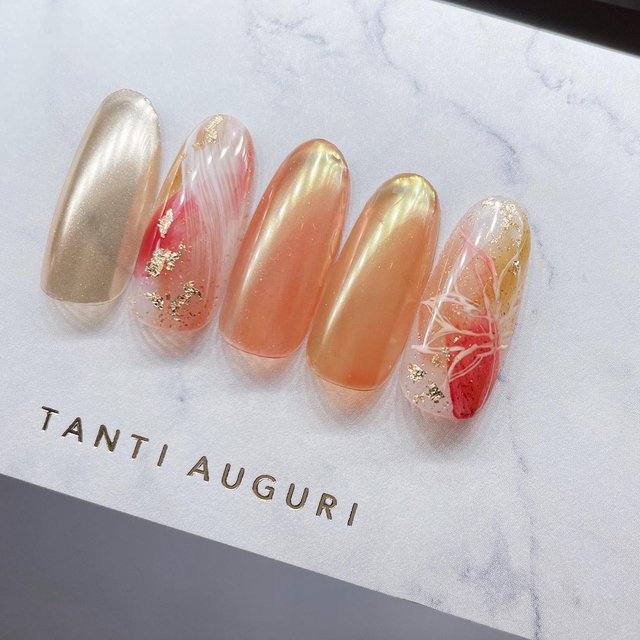 指先で秋をまとう♡紅葉ネイル特集｜2021