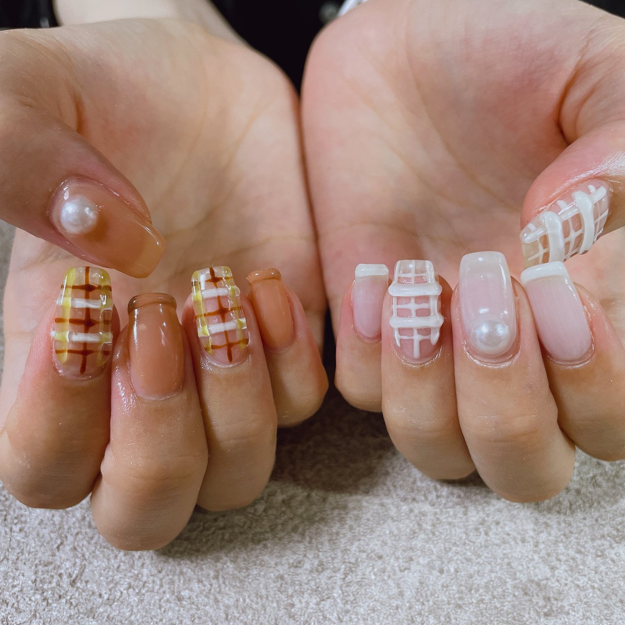 秋 オールシーズン オフィス デート ハンド パラジェル登録店 自爪に優しいkikinail のネイルデザイン No ネイルブック