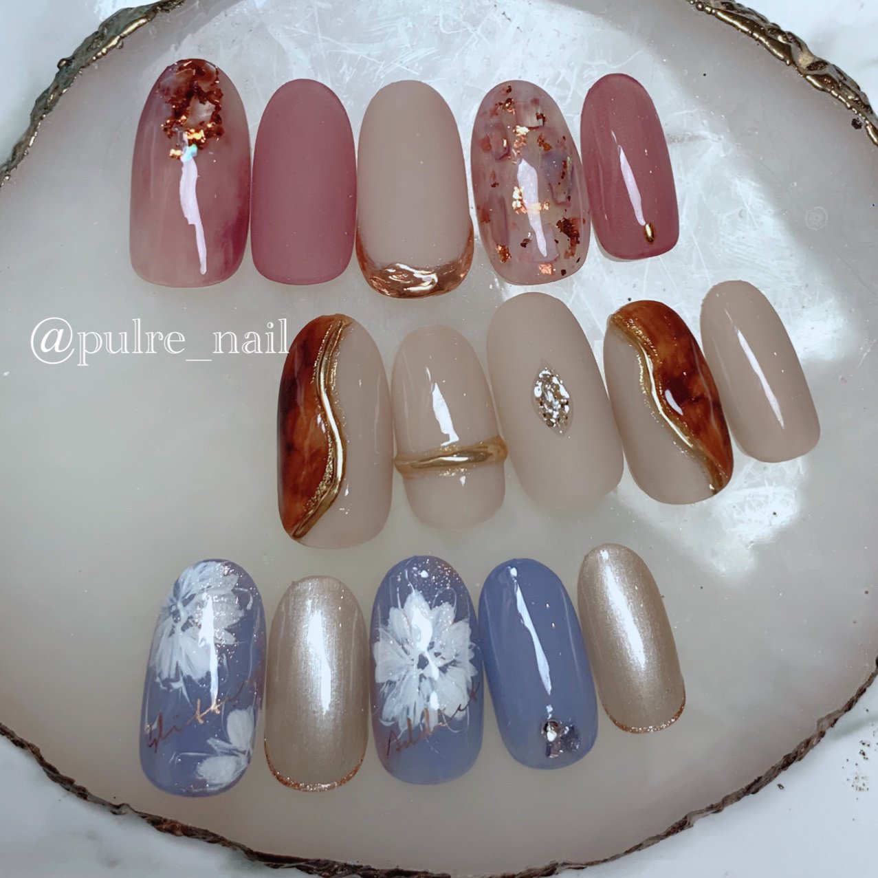 秋 オフィス パーティー デート ハンド Nail Salon Pulre のネイルデザイン No ネイルブック