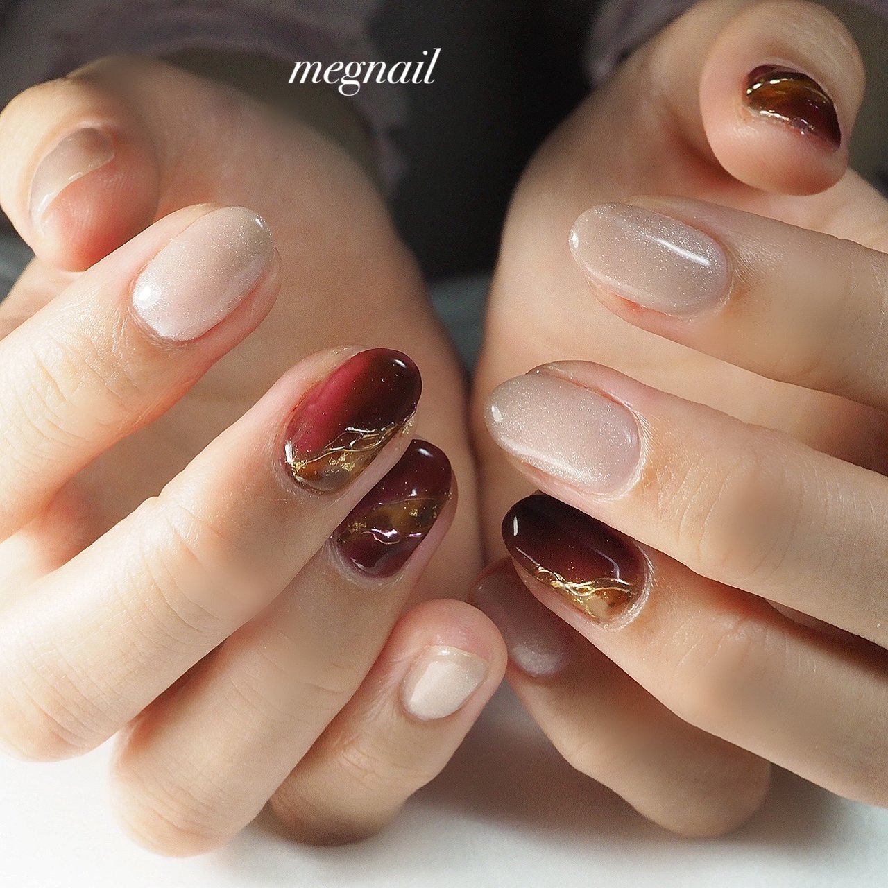 秋 冬 旅行 デート ハンド Megnailのネイルデザイン No ネイルブック