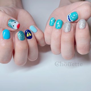 夏 キャラクターのネイルデザイン ネイルブック