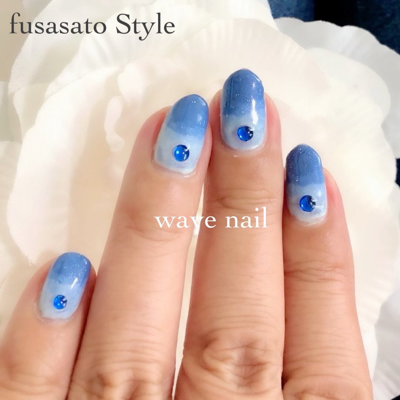 オールシーズン 海 女子会 ハンド グラデーション Fusasatoのネイルデザイン No ネイルブック