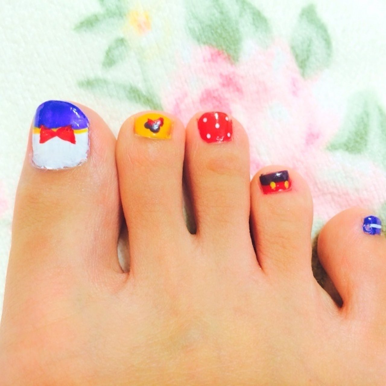 フット マニキュア セルフネイル のネイルデザイン No ネイルブック